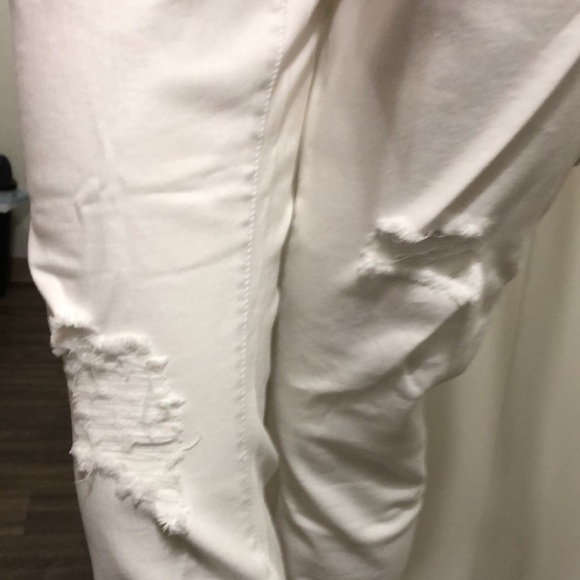 Refuge Curvy Straight Leg White Jeans size 7 - Picture 5 of 9